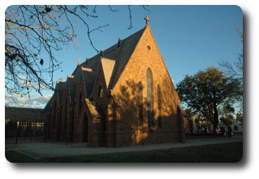 Sandstone church building