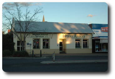 Small single level newspaper and internet company offices
