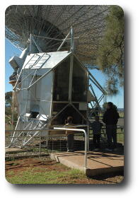 Metal structure looking like a spacecraft