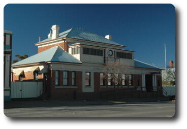 Two storey brick building for Post Office