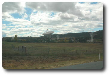 Several dishes seen on way out of tracking station
