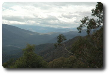 Scammell Ridge lookout view, telephoto view