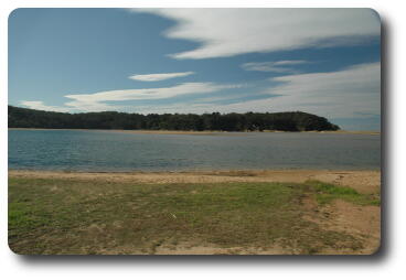 Lagoon and headland near Tathra
