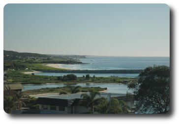 View up coast from Narooma
