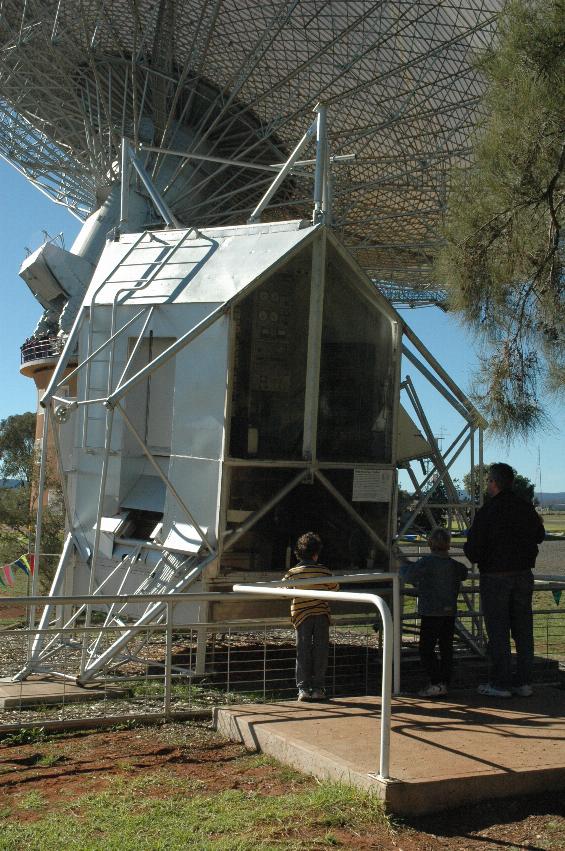 Silver metal structure looking like weird spacecraft