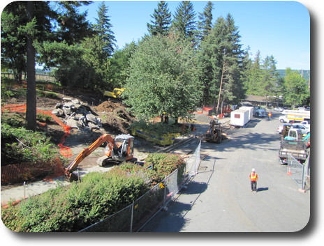 Construction work in progress