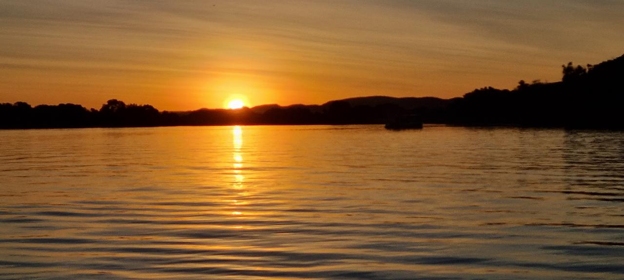 SJR21:d10: sunset over Ord River - III