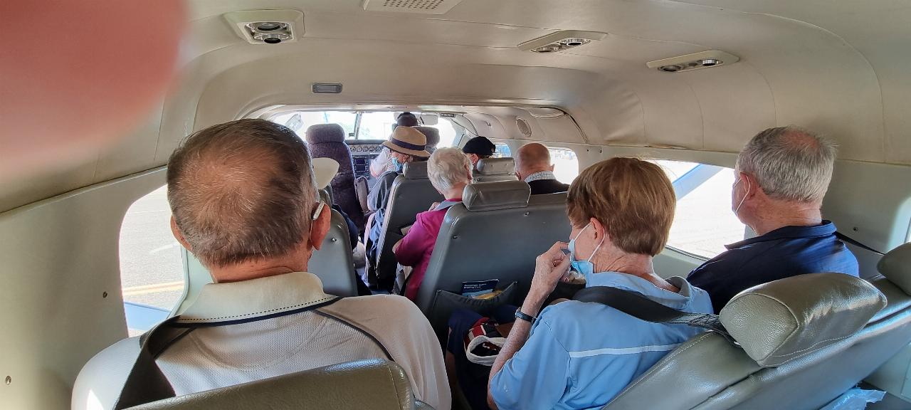 SJR21.d11: Aboard the flight to Purnululu airport