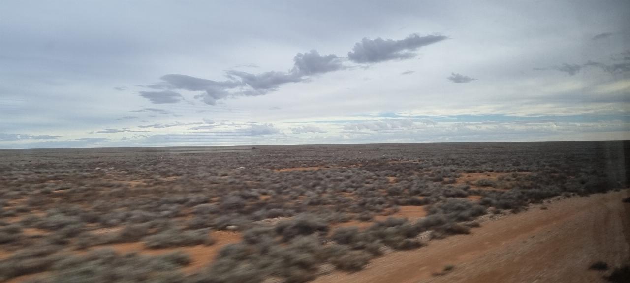 SJR21.d21:  Nullarbor Plain - leaving Cook - II