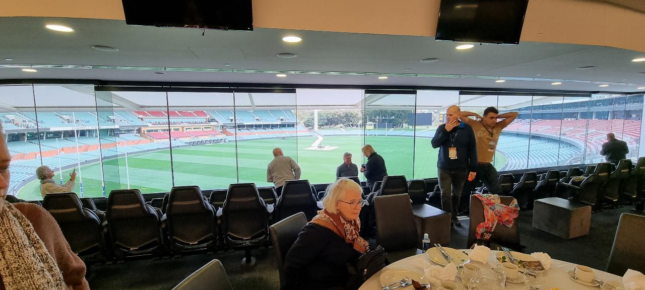 SJR21.d22:  Adelaide Oval seen from breakfast room
