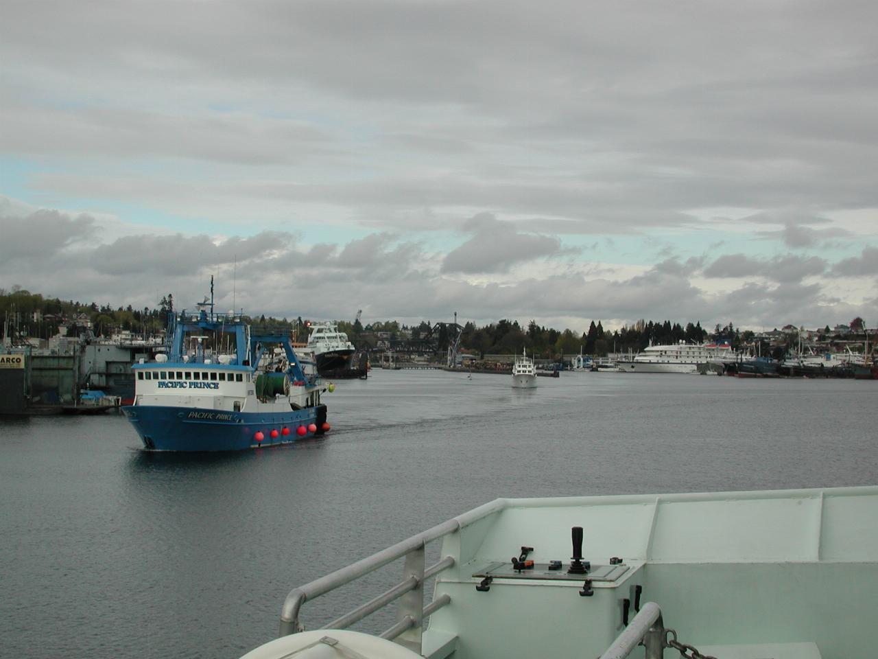 Heading towards the Ballard Locks