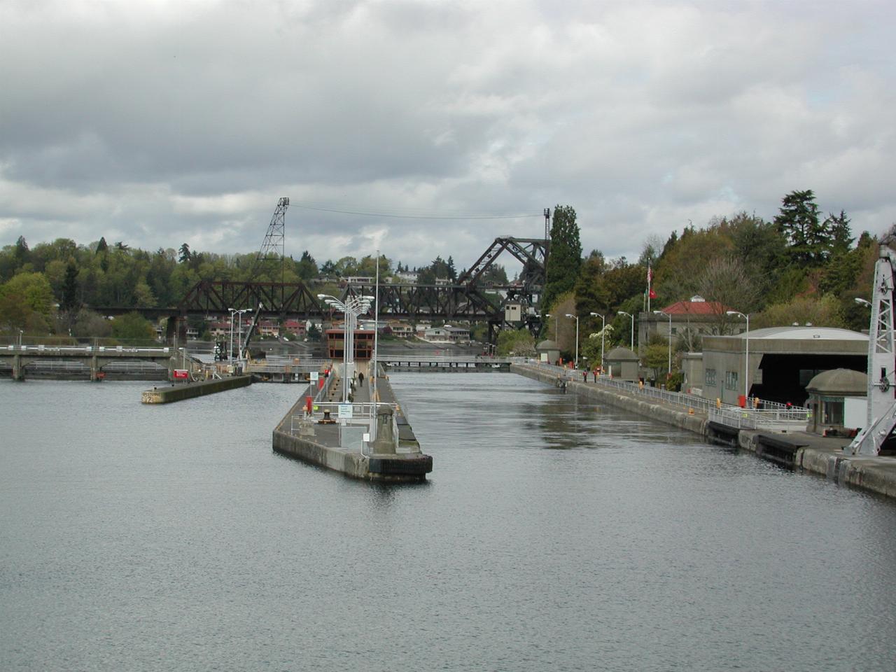 Entering the Ballard Locks