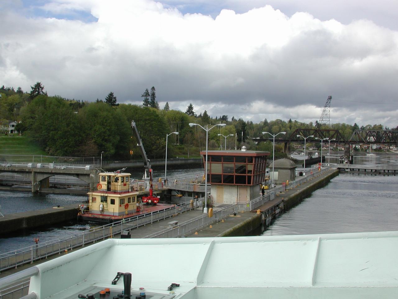 Entering the Ballard Locks