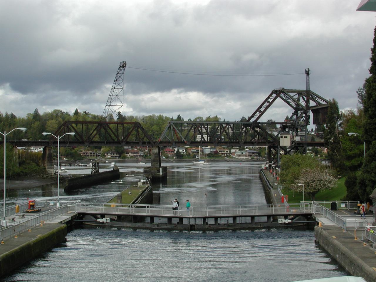 Entering the Ballard Locks