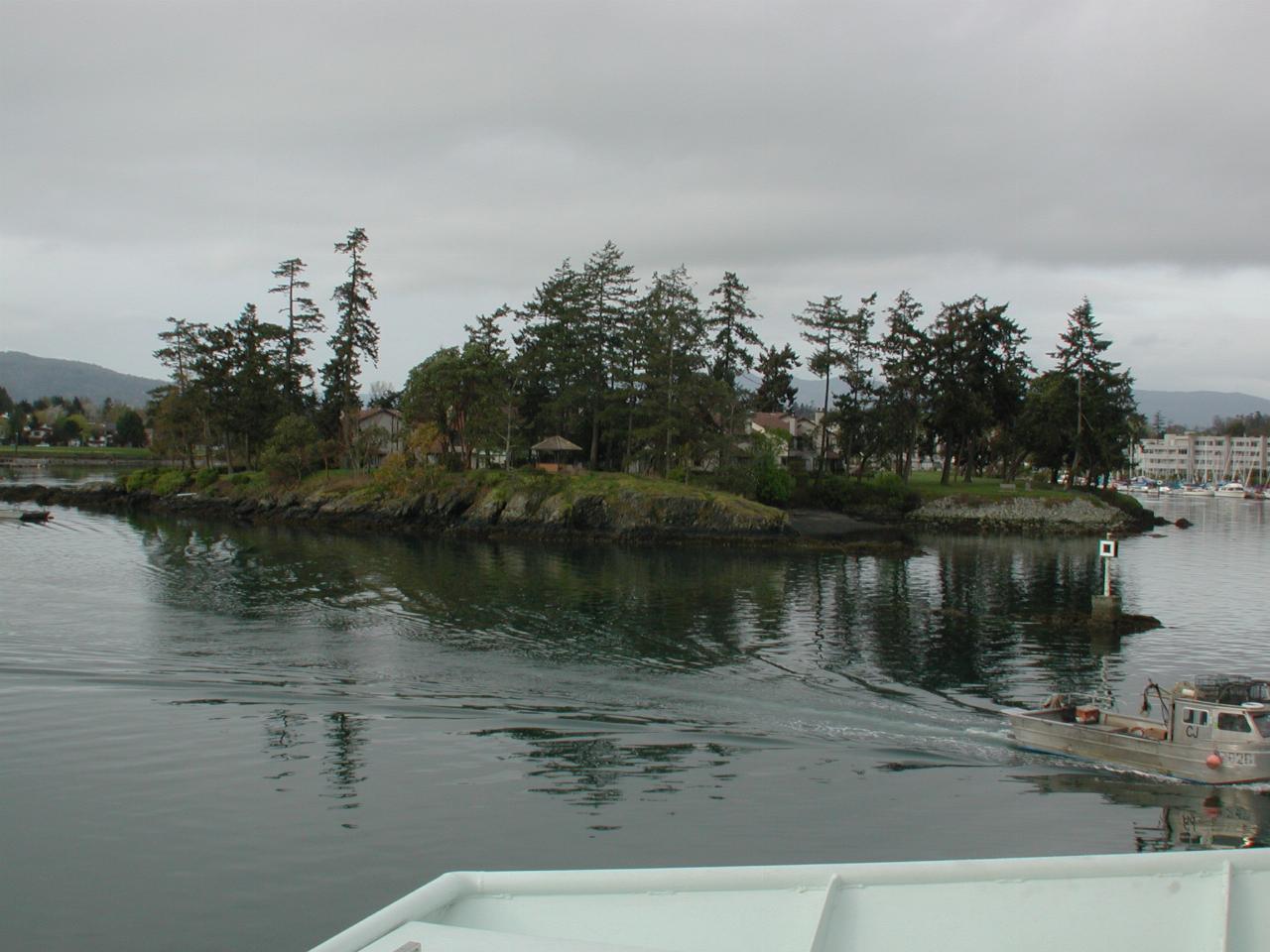 Views around Sidney BC's marina as we depart