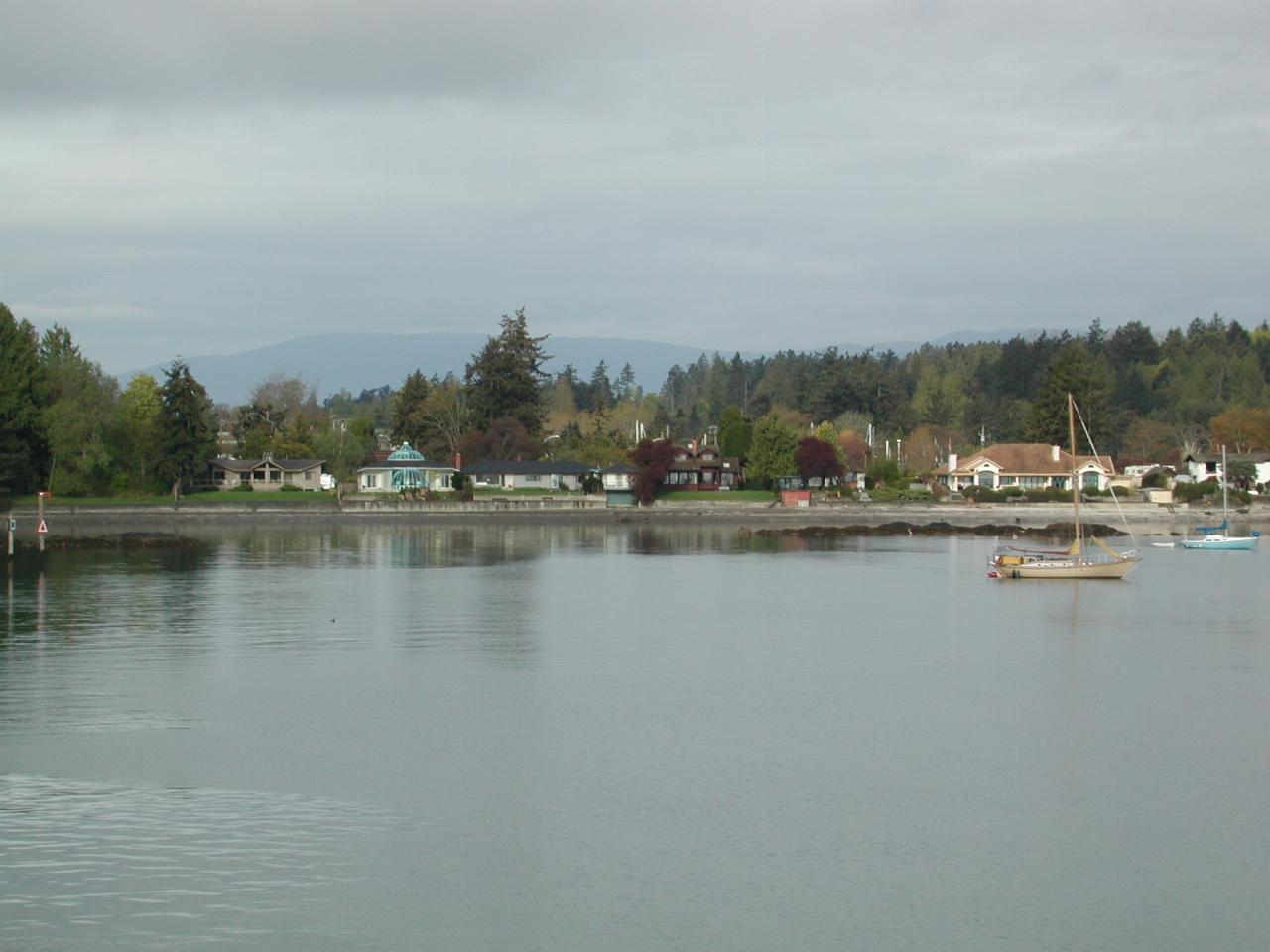 Views around Sidney BC's marina as we depart