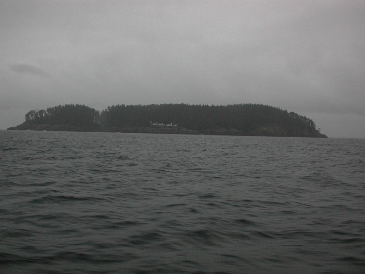 Isolated living on a lighthouse, north of Port Hardy, BC