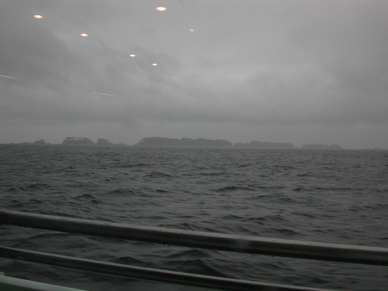 Islands north of Port Hardy, Queen Charlotte Sound