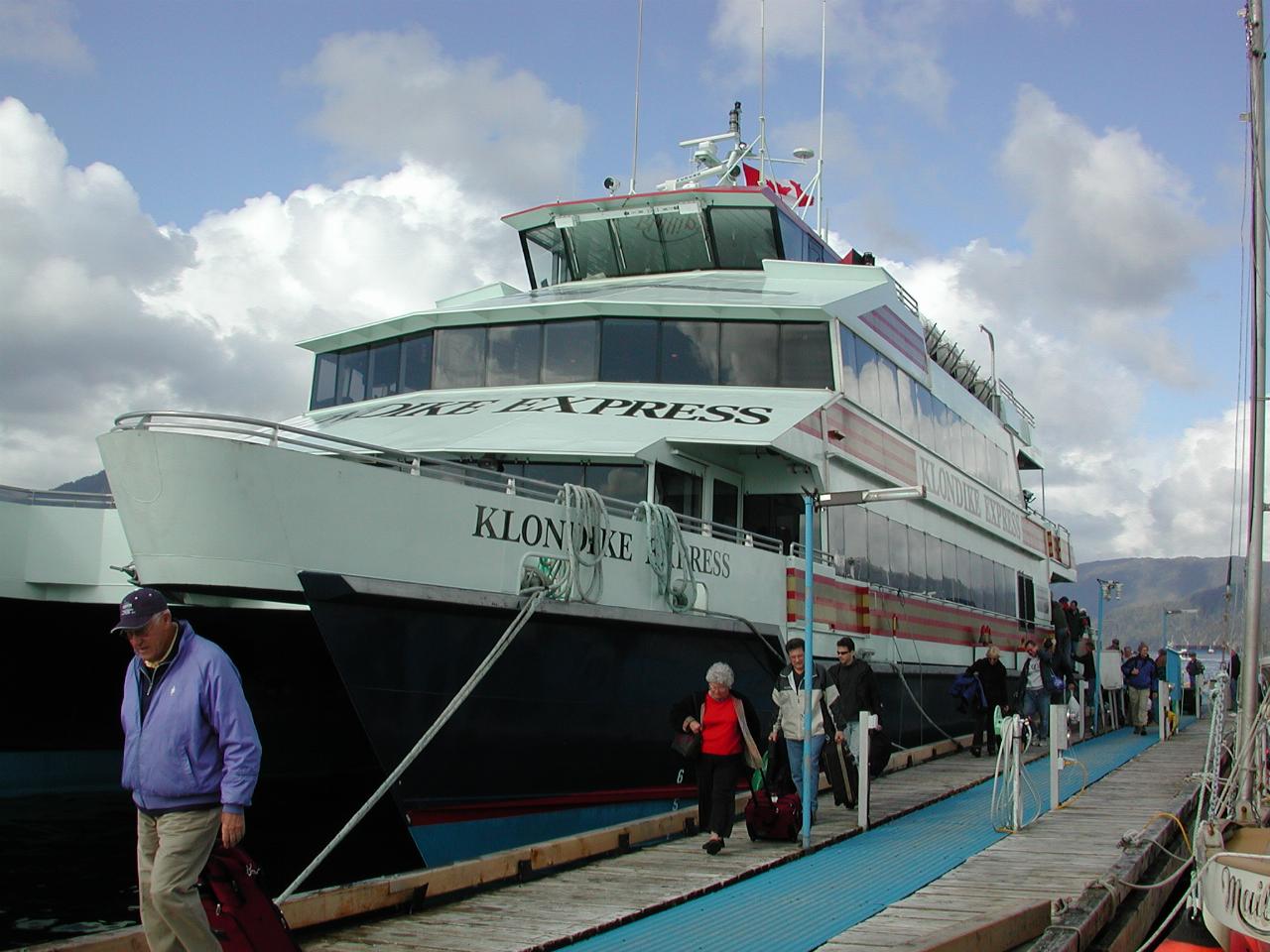 Unloading at the Prince Rupert wharf