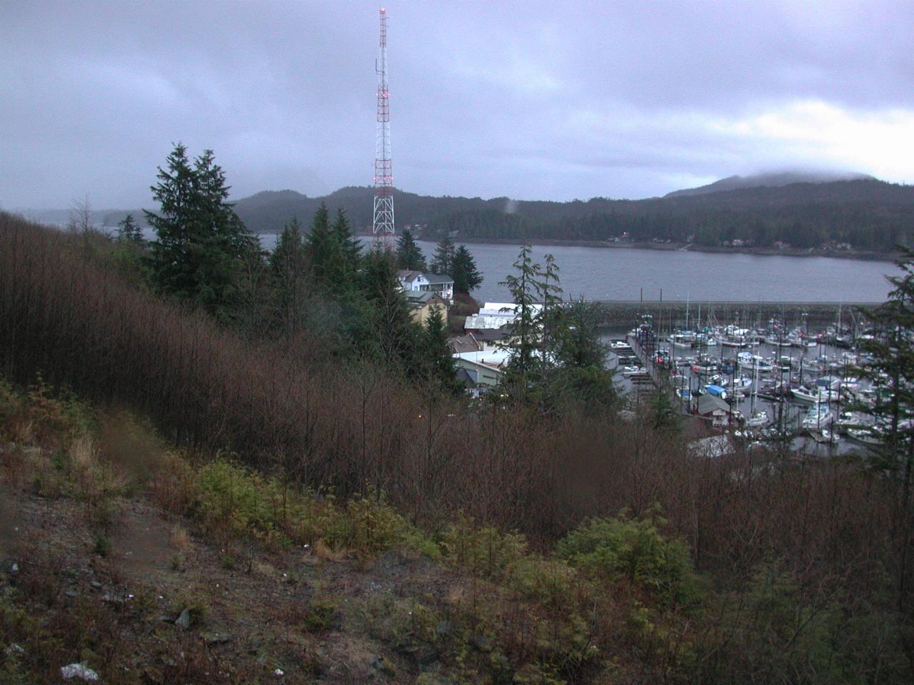 Ketchikan, as viewed from my room at Cape Fox Hotel