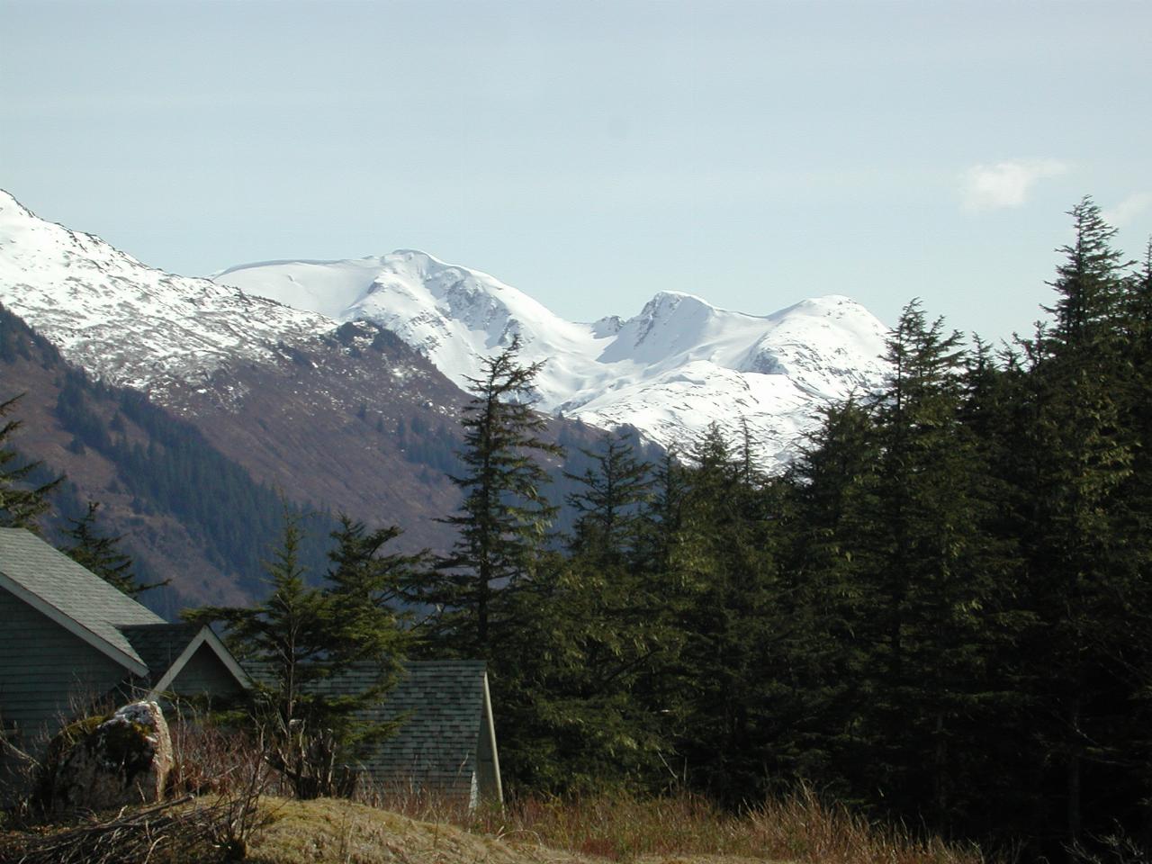 Looking down Gastineau Channel from Douglas Island