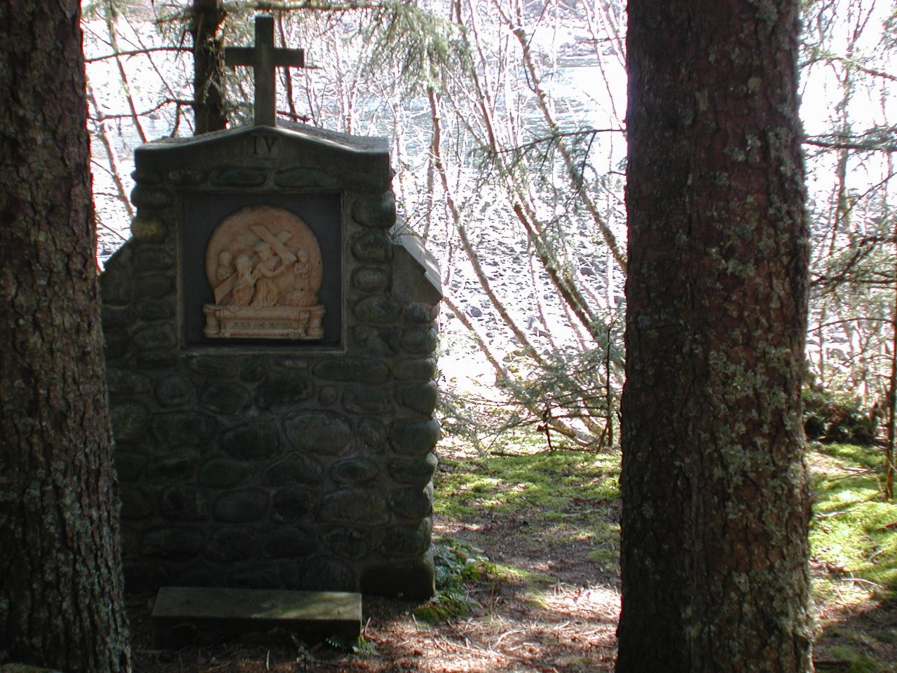 One of the Stations of the Cross at the Shrine of St. Terese