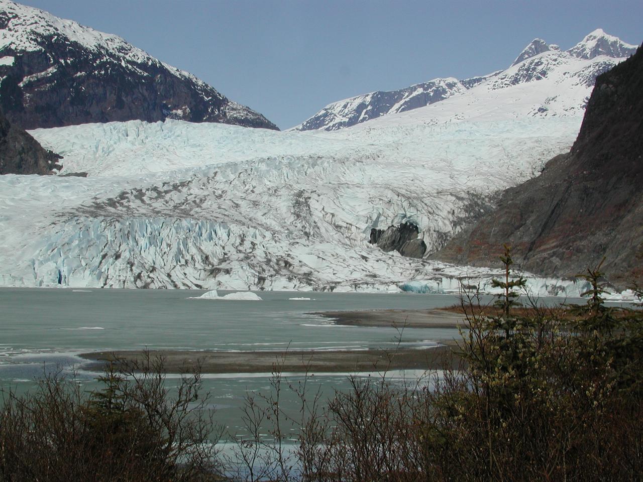 Mendenhall Glacier, just outside Juneau