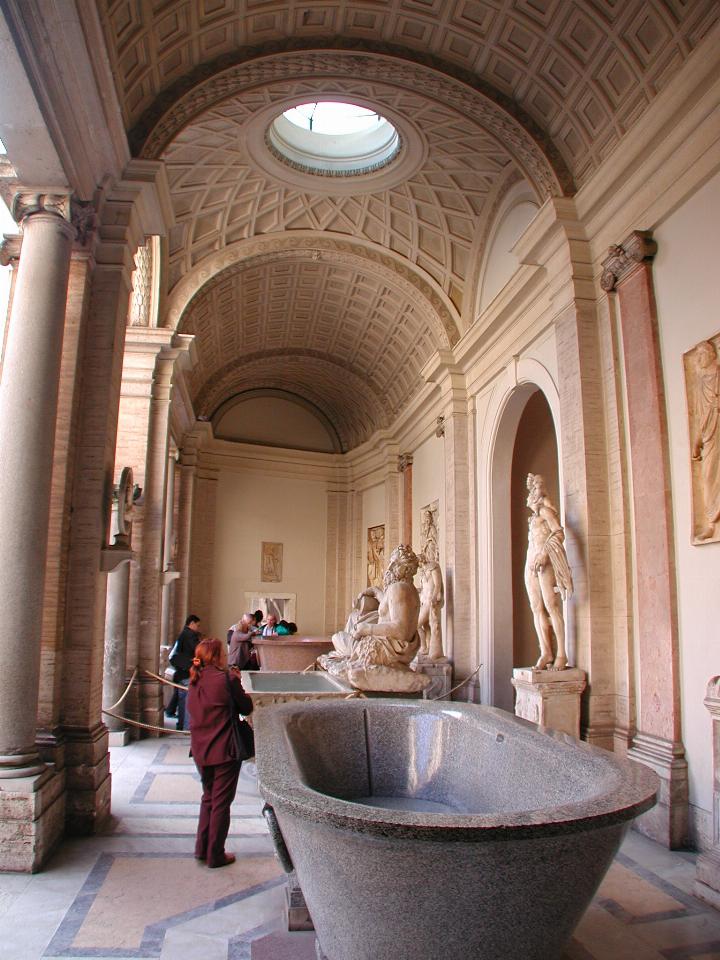 Another view of the internal courtyard