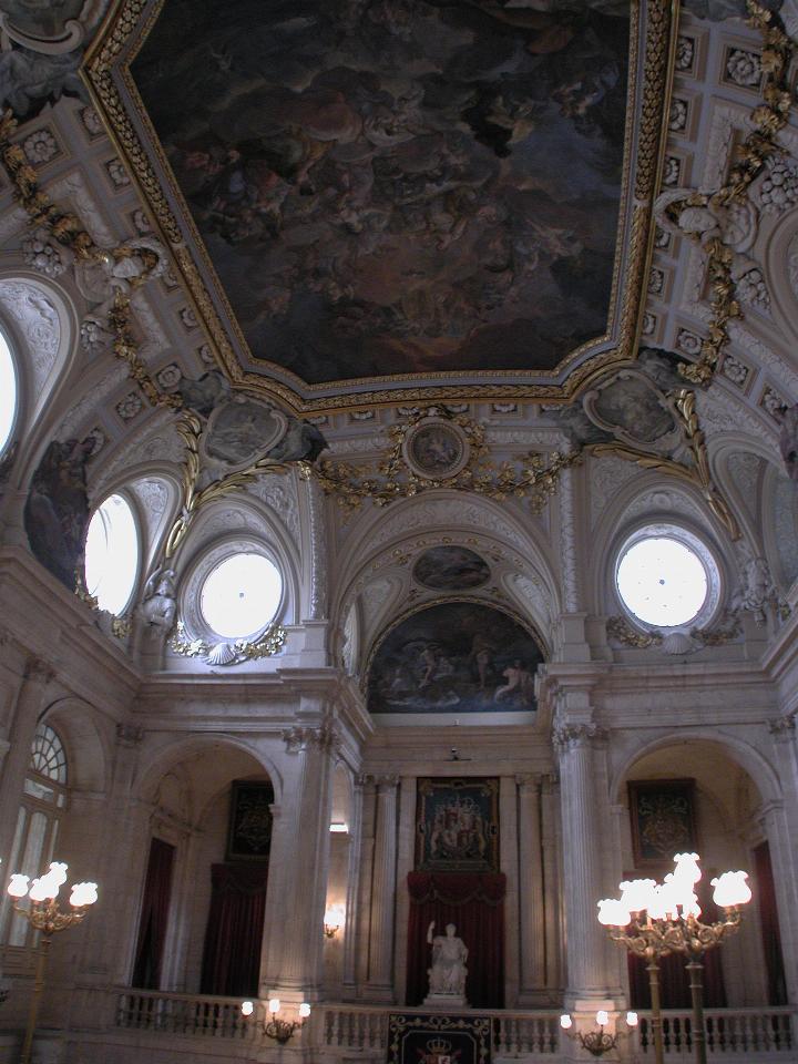 Views inside Royal Palace, Madrid