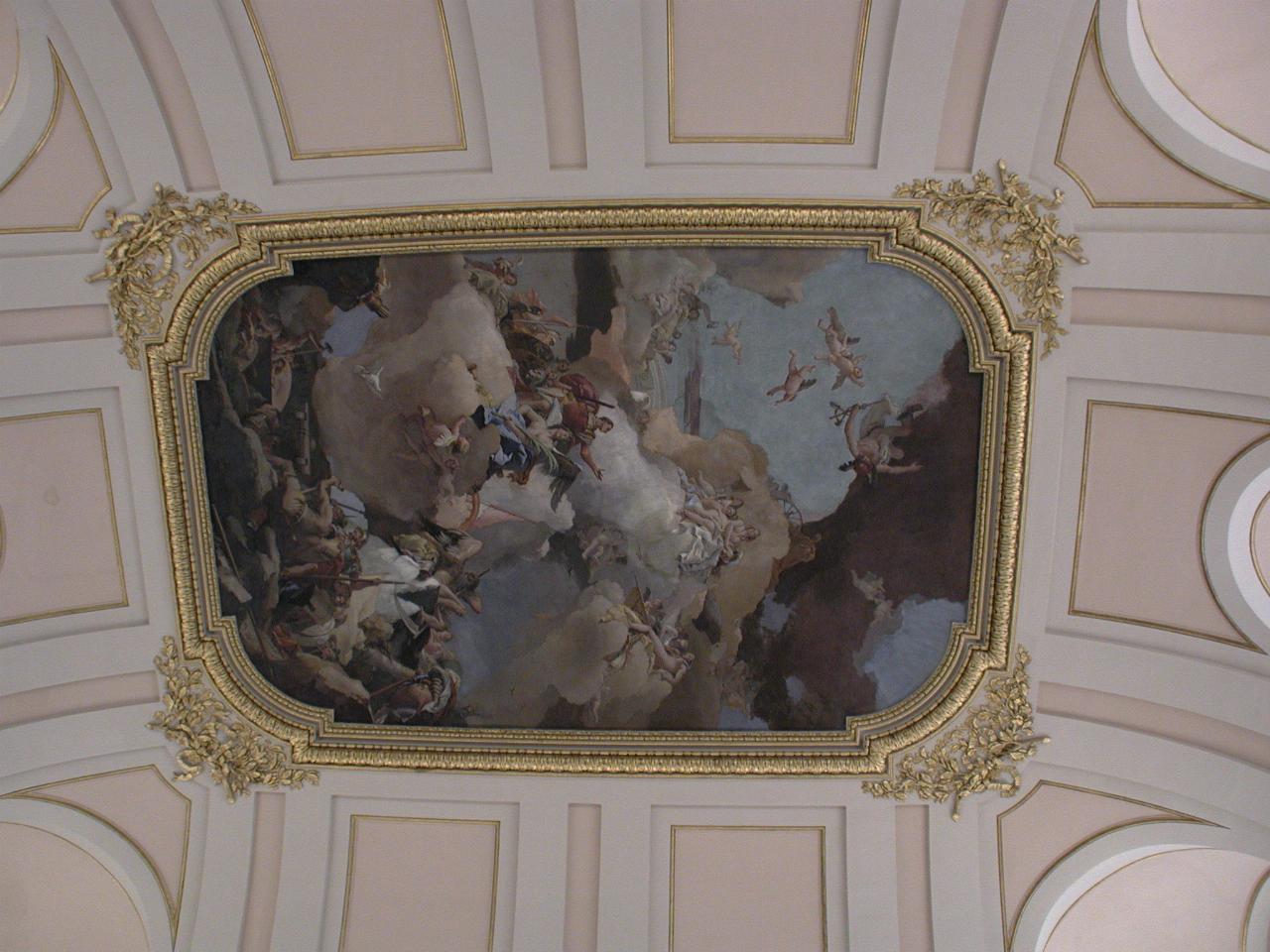 Views inside Royal Palace, Madrid
