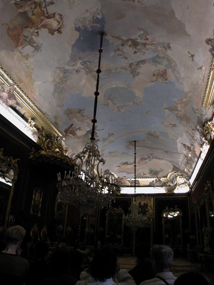 Views inside Royal Palace, Madrid
