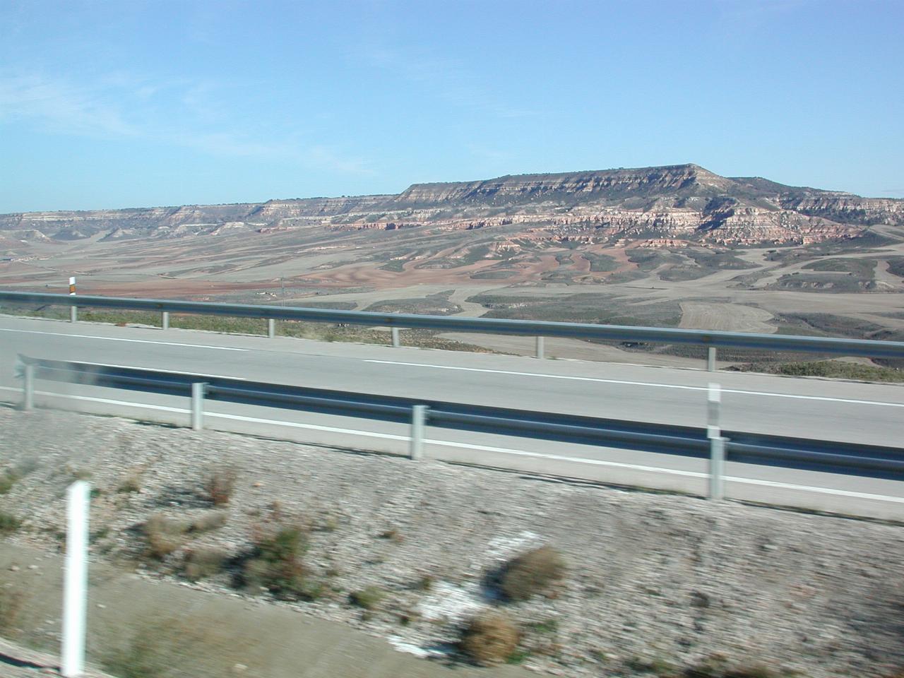Spanish countryside between Madrid and Zaragoza