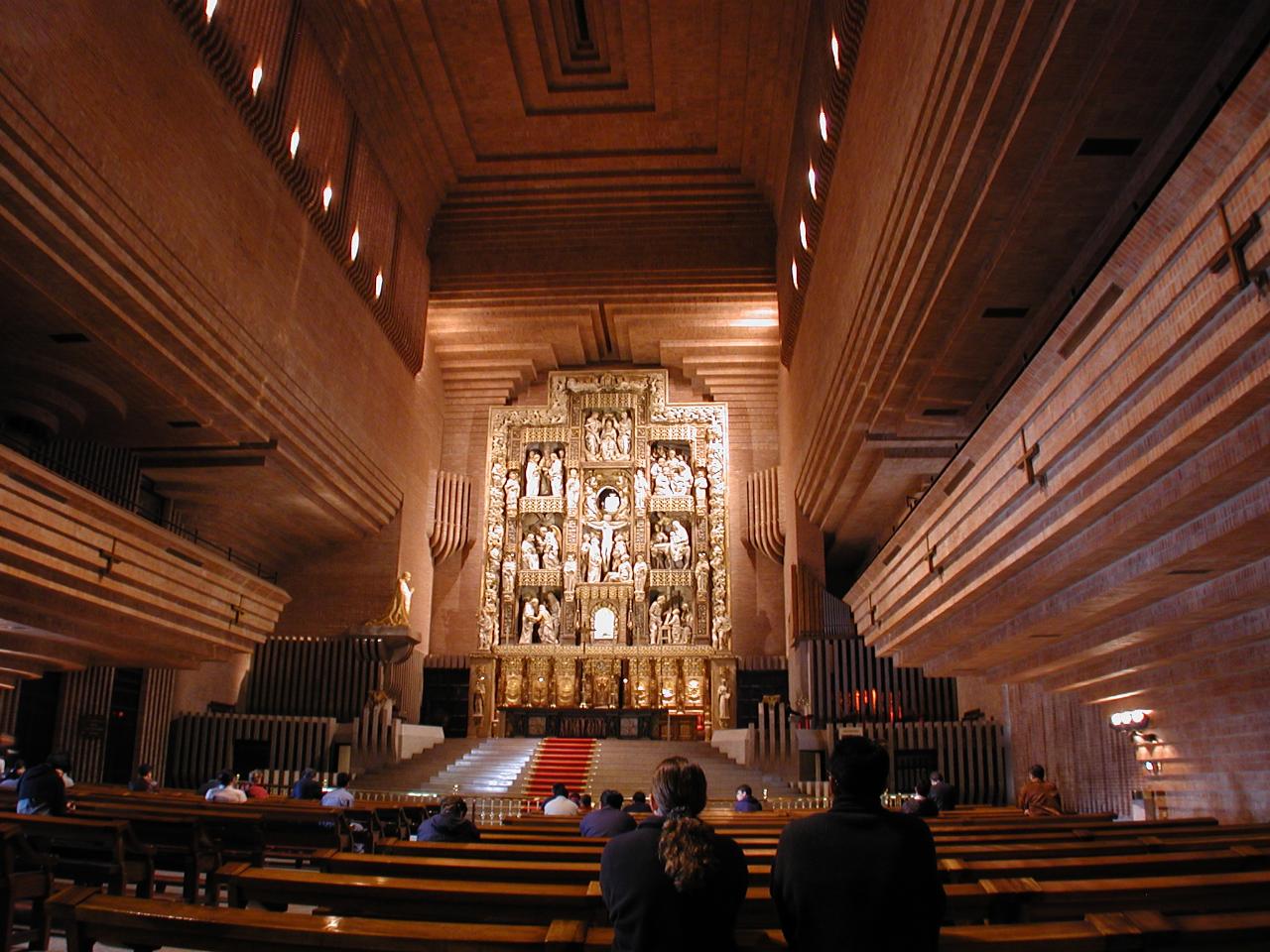 Main chapel at Torreciudad Shrine