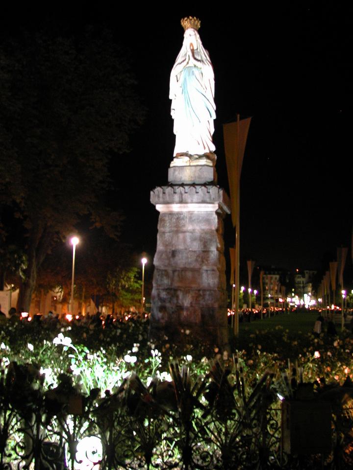 Torchlight procession at Lourdes