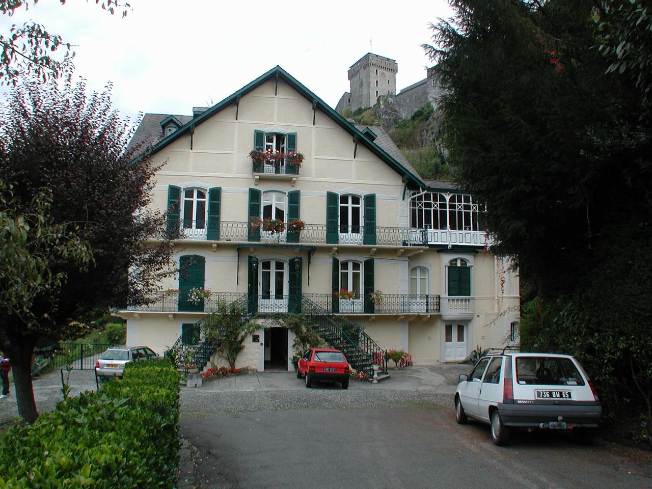 Nicely decorated building in Lourdes
