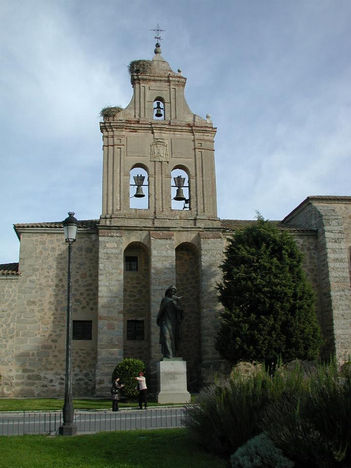 Convent of the Annunciation, Avila, complete with bird nests