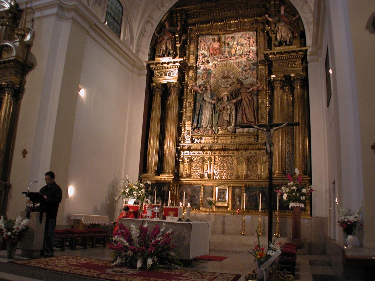 Mass at Avila in the Church of Santa Teresa