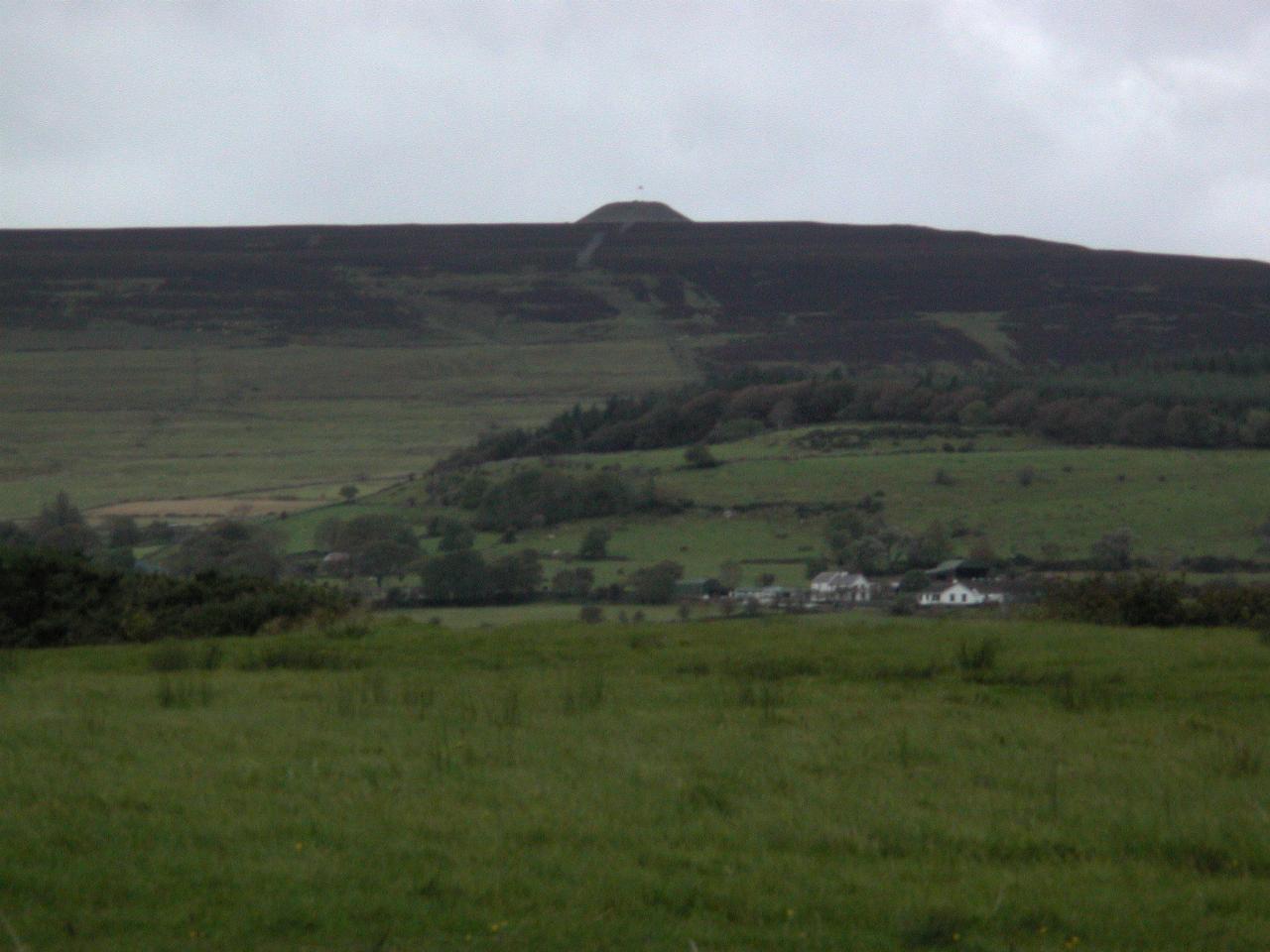 Carrowmore Cemetery, Sligo: Maobh's Cairn - Queen Maeve's burial mound (acquired from earlier builder) on top of Maobh's Cairn
