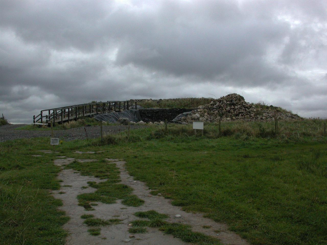 Carrowmore Cemetery, Sligo: Close up of mound 51