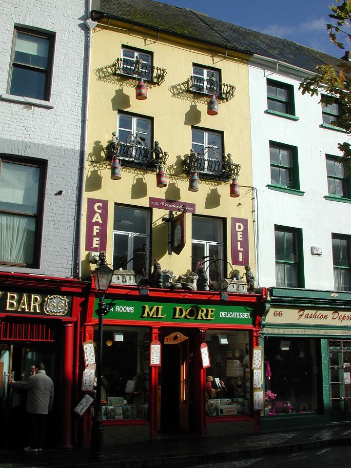Downtown Kilkenny (Parliament St.) - where we had lunch