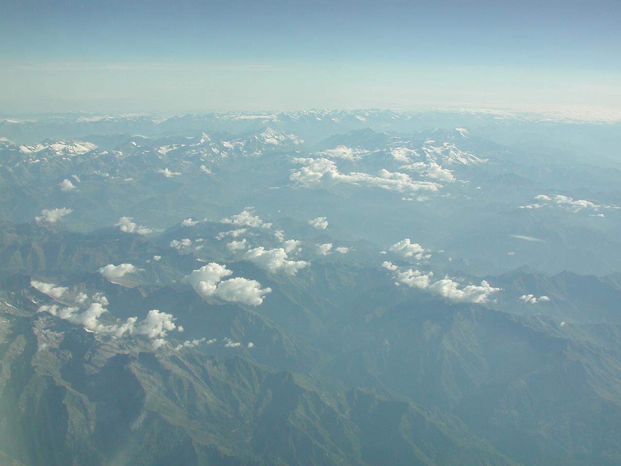 Alps, from Air Canada flight from Toronto to Rome