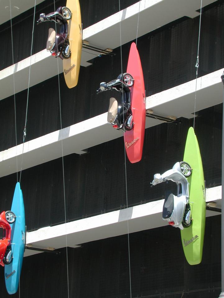 Not what's typically expected on the side of a Radisson Hotel in Rome!