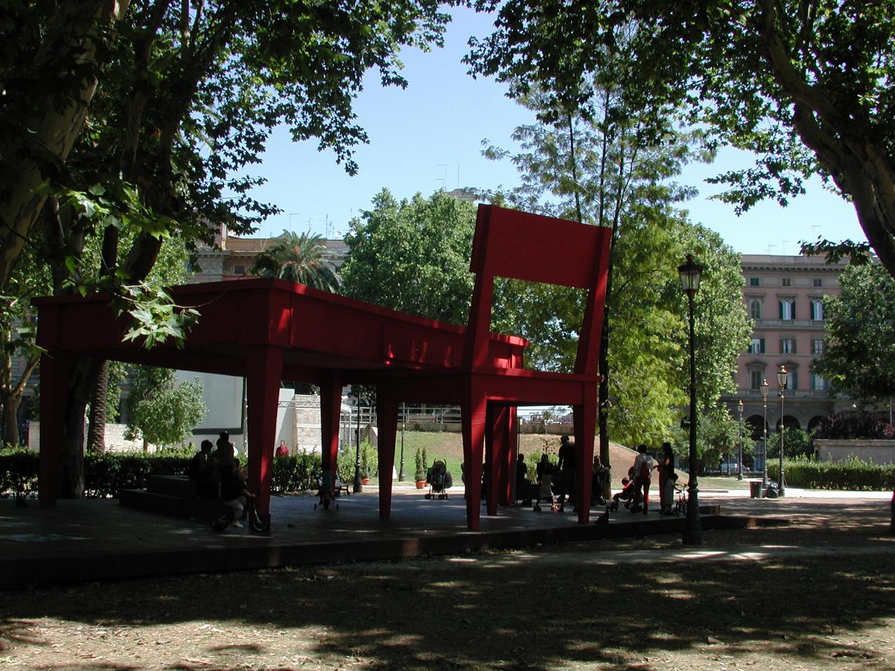 Unusual shelter design in 