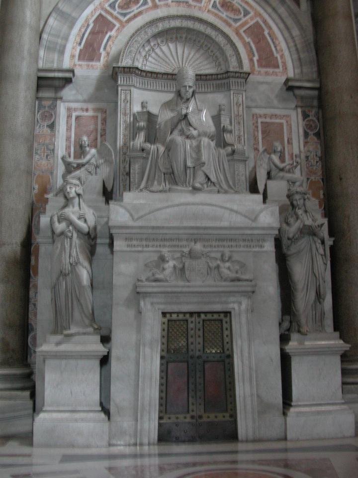 A stern looking Pope, apparently Pius VII