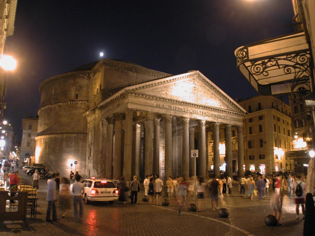 Pantheon at night