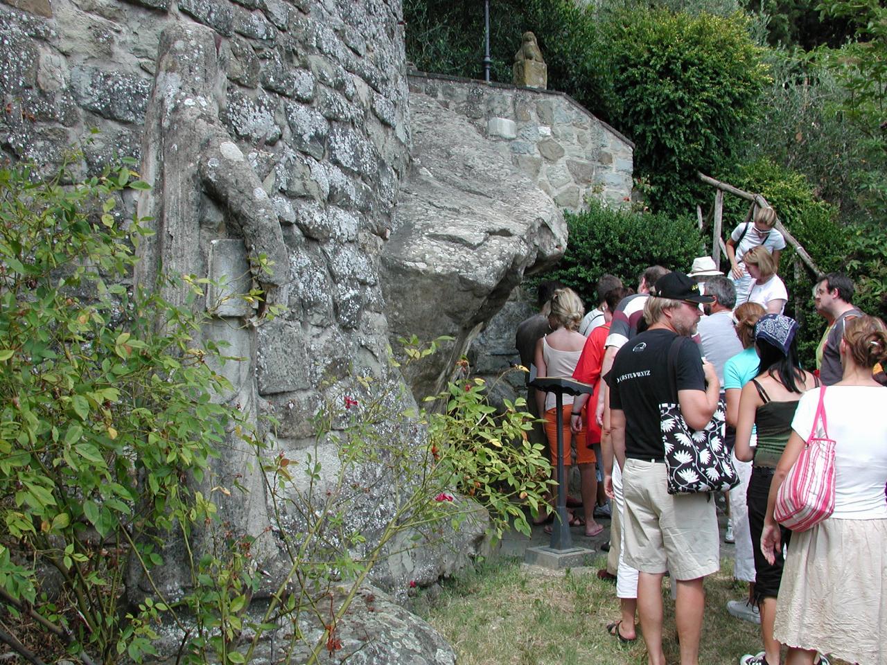 Cave where St. Brigid lived after her brother died