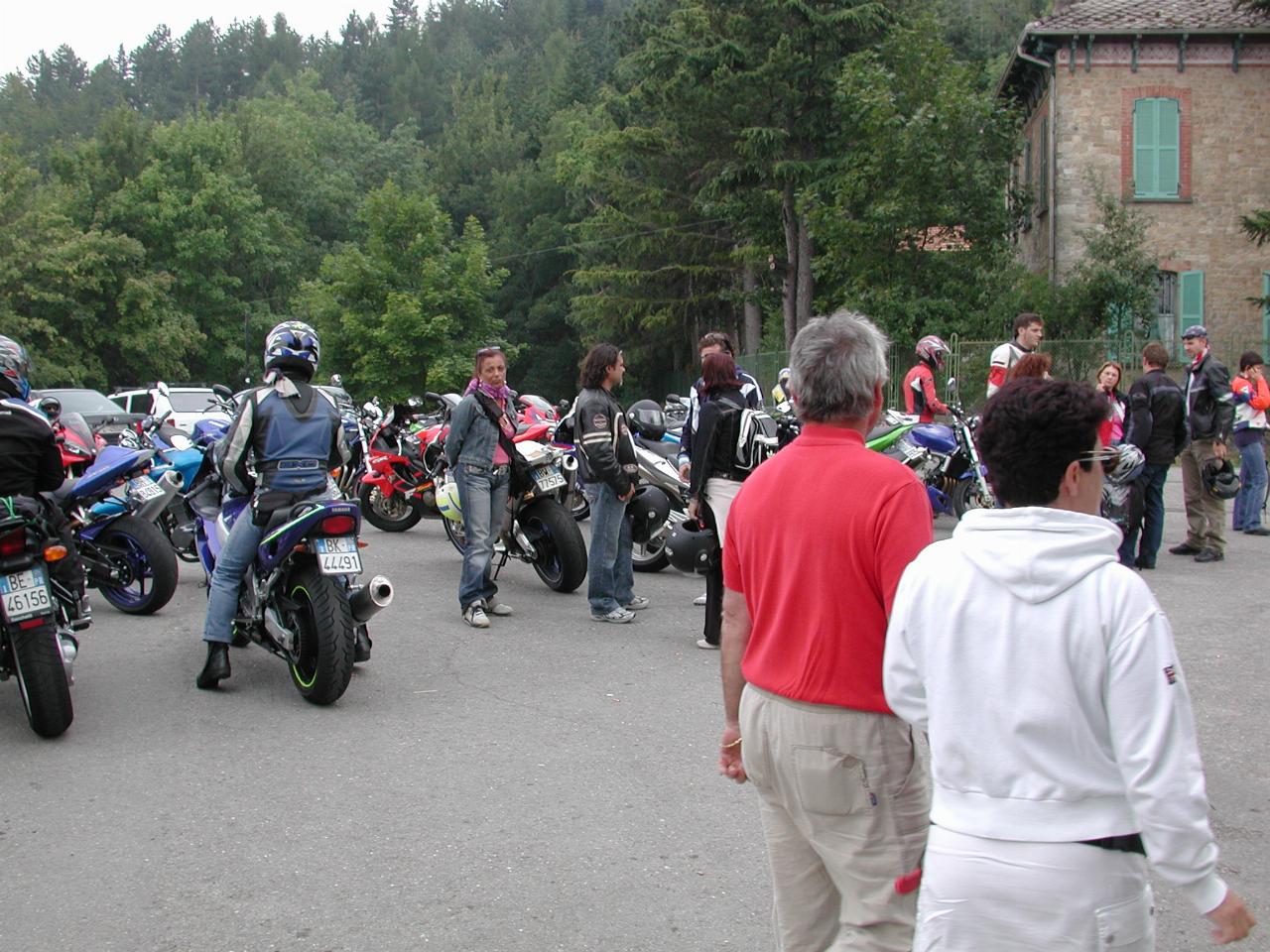 Penice Pass appears to be the local biker hangout - with great roads!