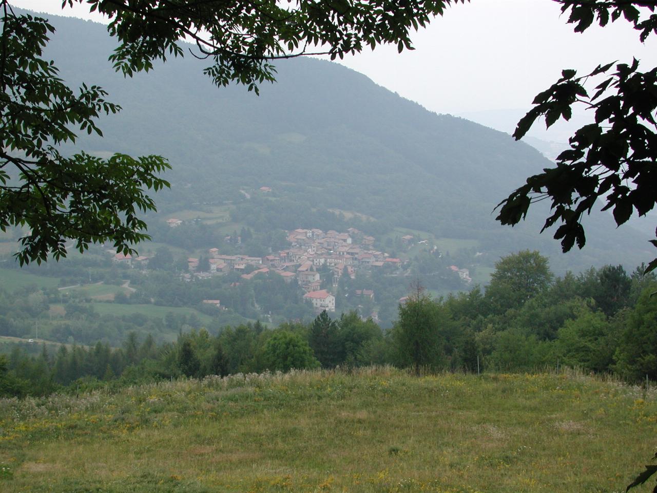 Another hill town as seen from Penice Pass