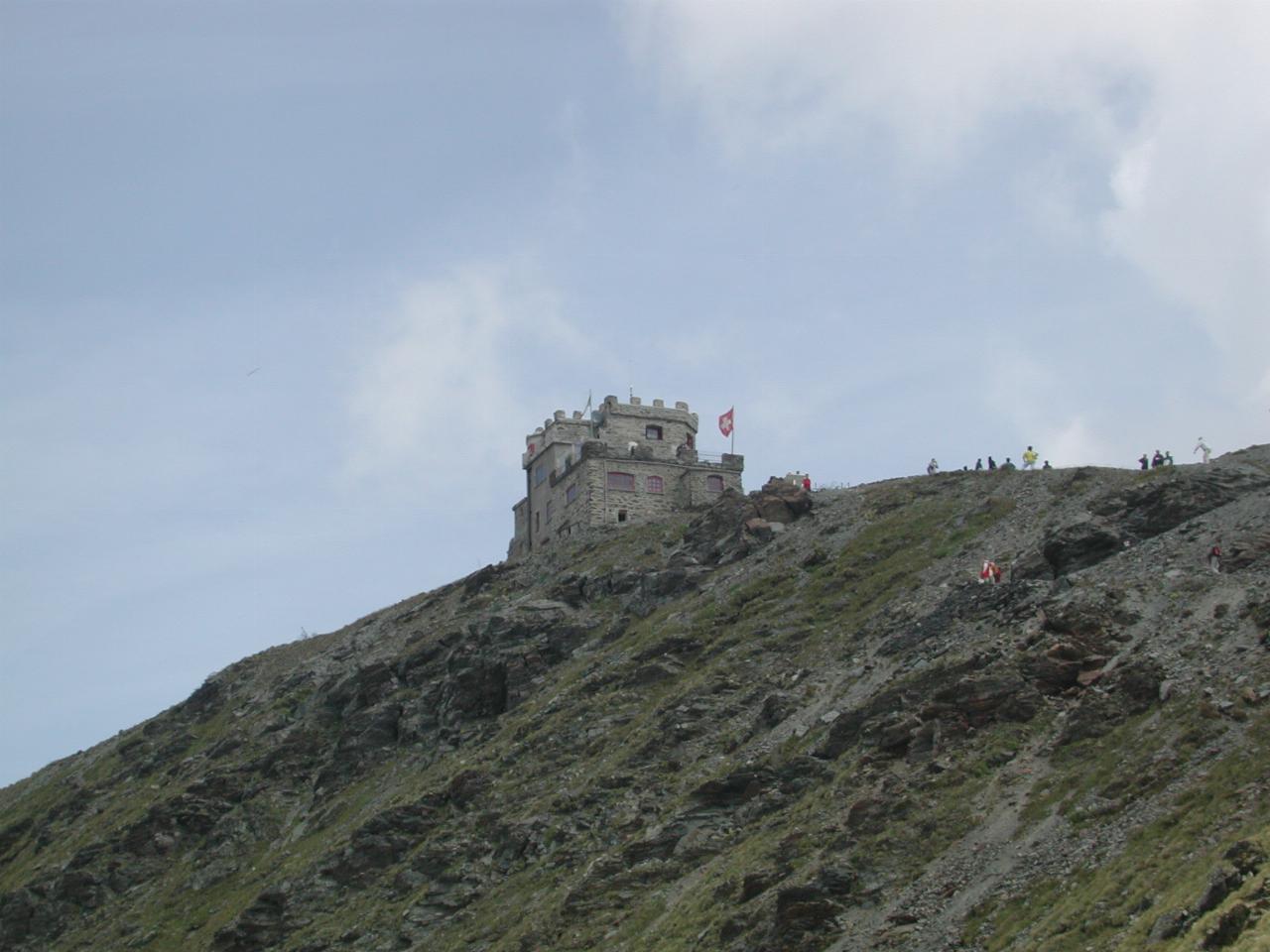 Fort atop Stelvio Pass, from days long ago