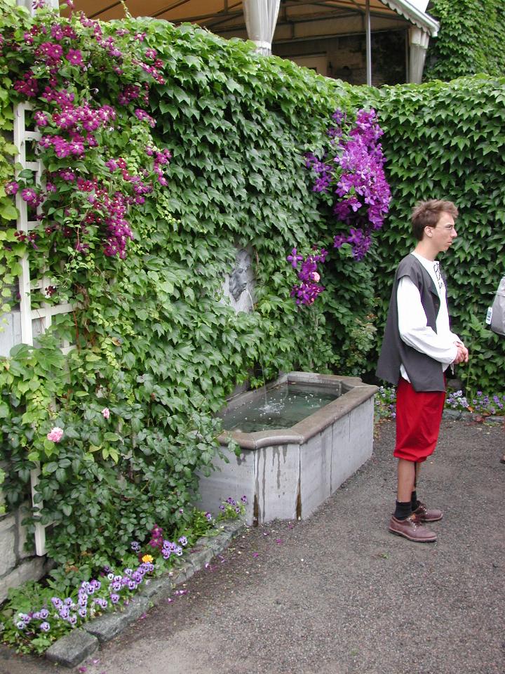 Our tour guide for the garden